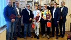 Malbork. Podziękowania i gratulacje dla złotych medalistów z Młodzieżowego Ośrodka Wychowawczego.