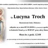 Zmarła Lucyna Troch. Miała 45 lat.