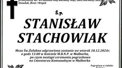 Zmarł Stanisław Stachowiak. Miał 84 lata.