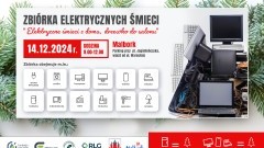 Malbork. Elektryczne śmieci z domu, świąteczna choinka do salonu.