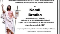 Zmarł Kamil Brańka. Miał 34 lata.