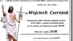 Zmarł Wojciech Czerniak. Żył 58 lat.