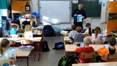Kręci mnie bezpieczeństwo – spotkania policjantów z dziećmi przed feriami zimowymi.