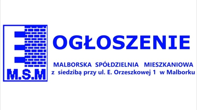 Malborska Spółdzielnia Mieszkaniowa ogłasza pisemny przetarg nieograniczony…