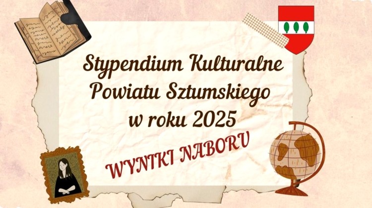 Wiemy, kto otrzymał Stypendium Kulturalne Powiatu Sztumskiego 2025.