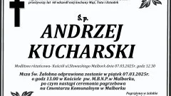 Zmarł Andrzej Kucharski. Miał 68 lat.