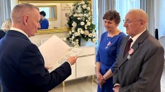 Nowy Dwór Gdański. Złote Gody państwa Eugenii i Eugeniusza Kozłowskich.