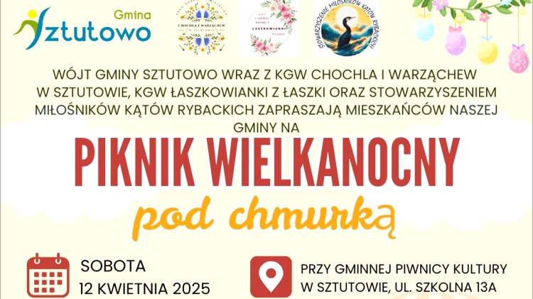 Piknik Wielkanocny w Sztutowie – wspólna zabawa na świeżym powietrzu.