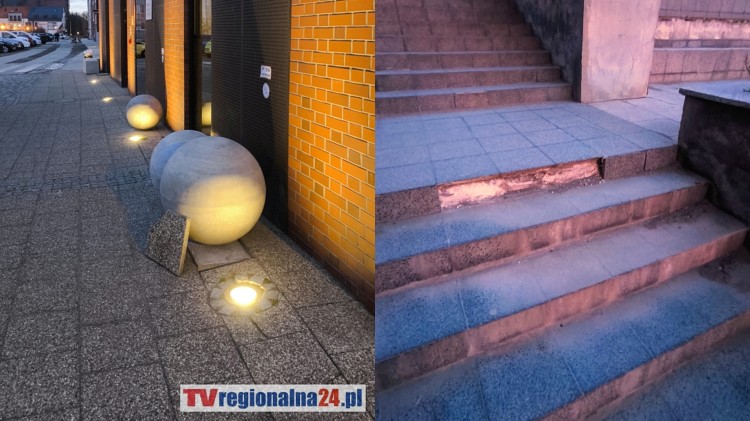 Po ponad dwóch latach ustawiono betonowe kule przy Szkole Łacińskiej…