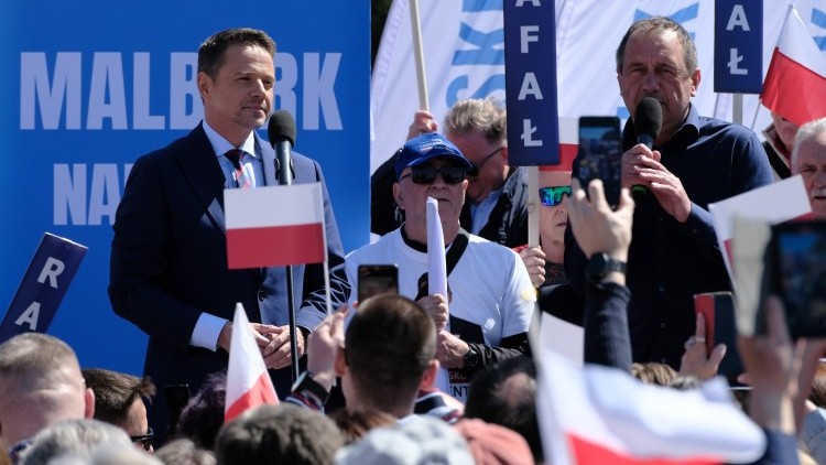 Spotkanie otwarte z prezydentem Rafałem Trzaskowskim w Malborku