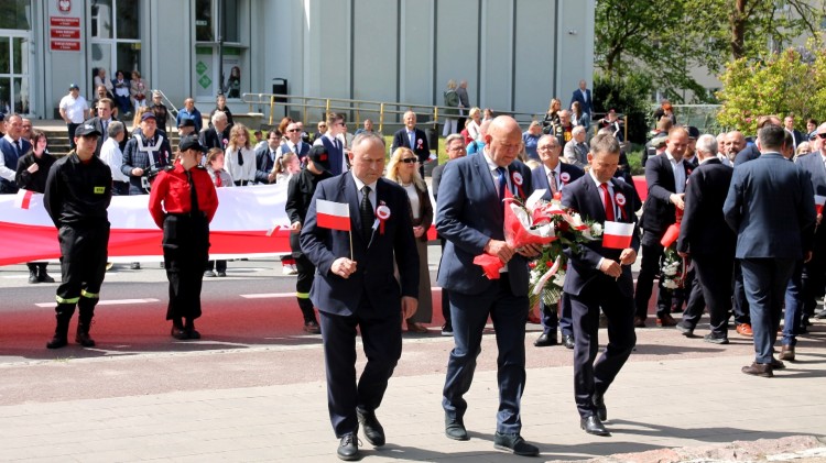Uroczystości z okazji uchwalenia Konstytucji 3 Maja w Sztumie.