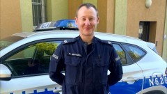 Policjant ze Sztumu uratował życie poszkodowanemu w wypadku – był we właściwym miejscu, o właściwej porze.