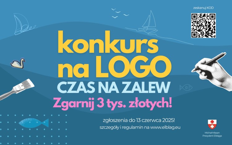 Zaprojektuj logo "Czas na Zalew" - wygraj 3000 zł i wypromuj swój talent!
