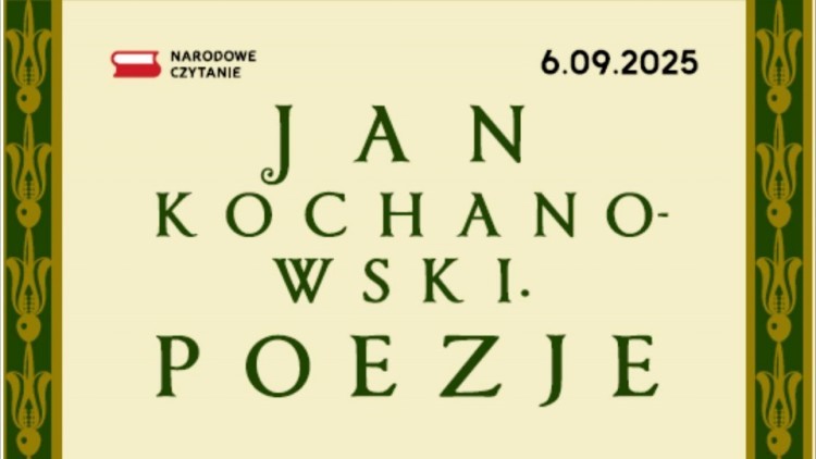 Narodowe Czytanie w Sztutowie i Kątach Rybackich – spotkajmy się z poezją Jana Kochanowskiego.