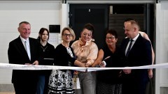 Nowoczesna hala sportowa otwarta przy Szkole Podstawowej nr 2 w Nowym Dworze Gdańskim.