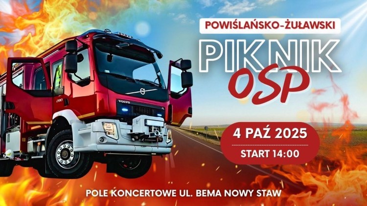 Strażacka zabawa w Nowym Stawie – Powiślańsko-Żuławski Piknik OSP z atrakcjami dla całej rodziny.