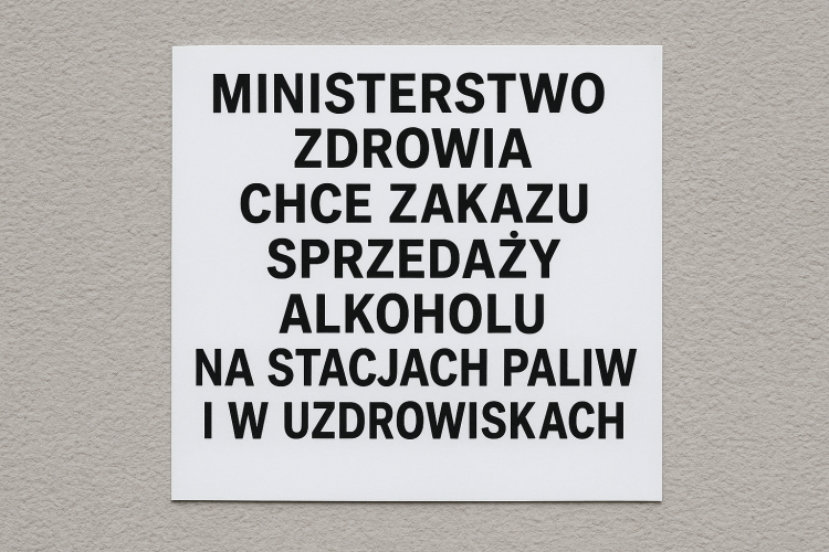 Ministerstwo Zdrowia chce zakazu sprzedaży alkoholu na stacjach paliw…