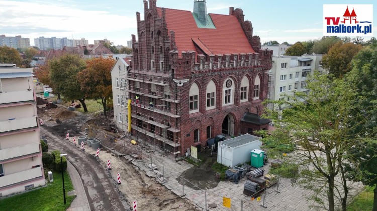 Modernizacja ulicy Stare Miasto w Malborku - prace archeologiczne nie…