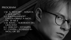 Recital fortepianowy Kacpra Kuklińskiego w Państwowej Szkole Muzycznej w Malborku.