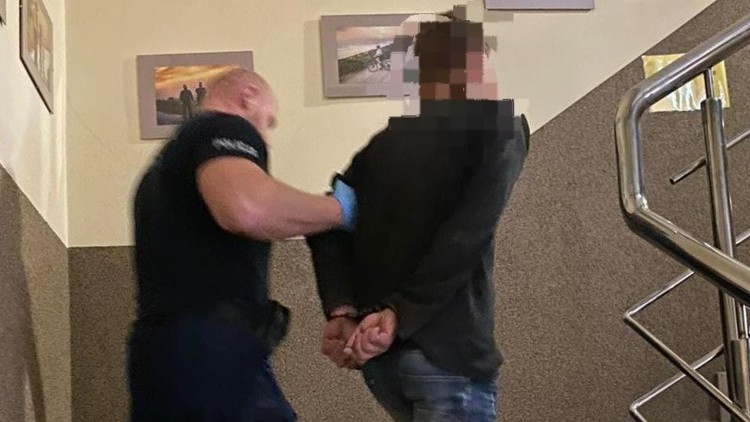 Włamał się do baru i ukradł ozdobną figurkę dzika – 22-latek zatrzymany przez nowodworskich policjantów.
