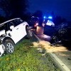 Poważny wypadek na DK55 przed Dębiną – droga całkowicie zablokowana, są poszkodowani.