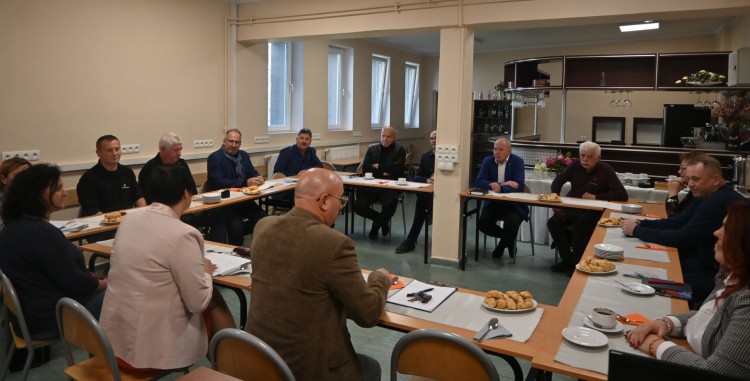 Spotkanie z pracodawcami w Zespole Szkół w Nowym Dworze Gdańskim.