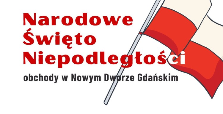 Nowy Dwór Gdański świętuje 107. rocznicę odzyskania niepodległości.