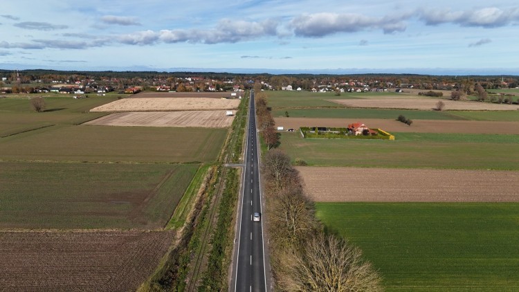Modernizacja drogi wojewódzkiej nr 502 – zakończone prace między Popowem a Stegną i w okolicy Żelichowa. Wideo i zdjęcia