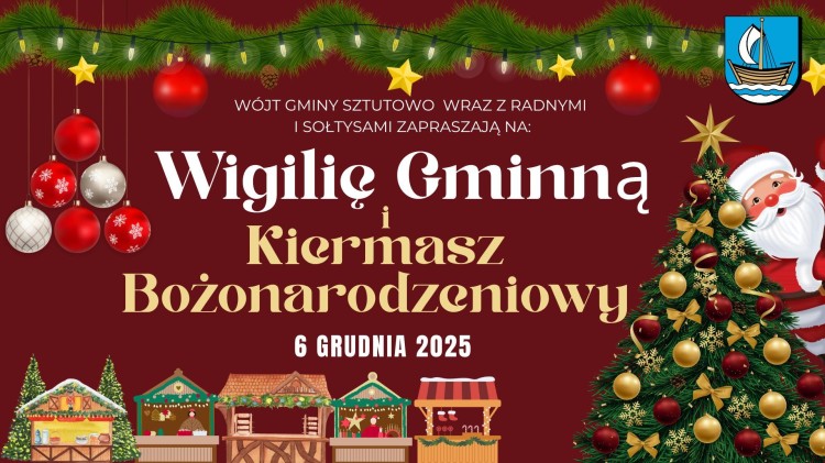 Gminna Wigilia w Sztutowie – wspólne świętowanie 6 grudnia.
