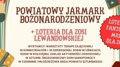 Powiatowy Jarmark Mikołajkowy w Sztumie – świąteczne ozdoby, smakołyki i wsparcie dla Zosi.