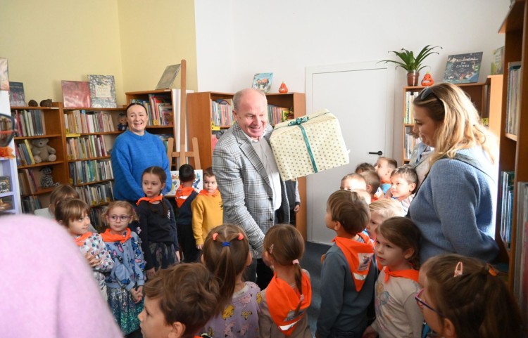 Czytelnicza Kraina Malucha otwarta - nowa przestrzeń dla najmłodszych w bibliotece w Nowym Dworze Gdańskim.