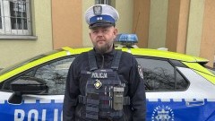 Policjant sztumskiej drogówki przebiegł 30 km dla chorej Zosi.
