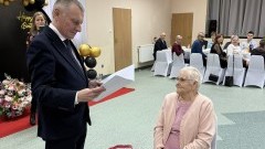 Gmina Nowy Dwór Gdański. 90. urodziny pani Sabiny Staręgi.