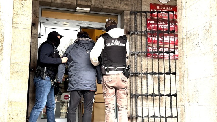Fałszywe pochodzenie, realne sankcje. KAS i Straż Graniczna rozbiły proceder handlu rosyjską sklejką