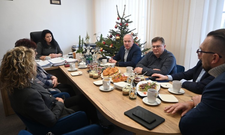 Noworoczne spotkanie samorządowców Powiatu Nowodworskiego.