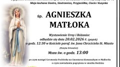 Zmarła Agnieszka Matłoka. Miała 40 lat. 