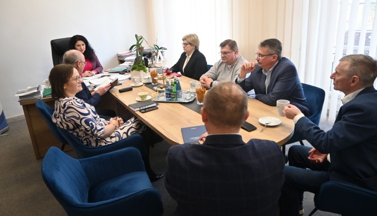 Konwent Samorządów Powiatu Nowodworskiego - Starosta spotkała się z włodarzami gmin.