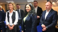 Samorządowcy uczestniczyli w rocznej odprawie policji w Nowym Dworze Gdańskim.