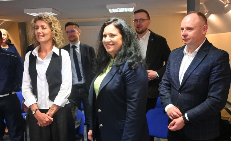 Samorządowcy uczestniczyli w rocznej odprawie policji w Nowym Dworze Gdańskim.