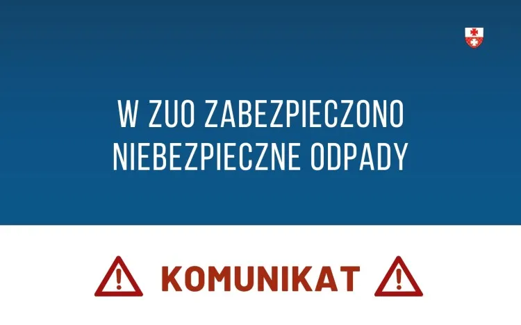 Niebezpieczne odpady zabezpieczone w ZUO w Elblągu