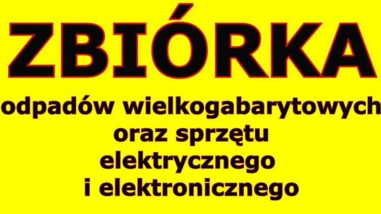 18 kwietnia – zbiórka odpadów wielkogabarytowych, elektroodpadów i tekstyliów w Gminie Malbork.