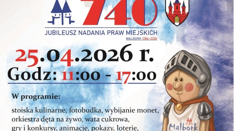 Piknik Urodzinowy Malborka. 740-lecie nadania praw miejskich.
