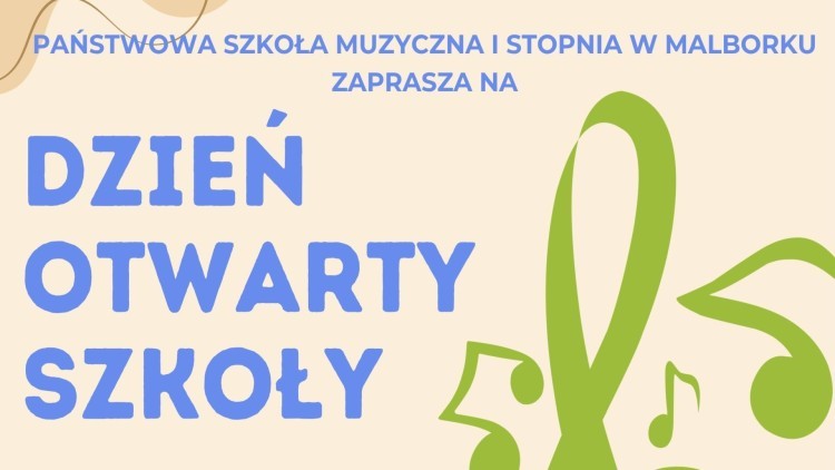 Dzień Otwarty w Państwowej Szkole Muzycznej w Malborku – zajrzyj do świata dźwięków i instrumentów.