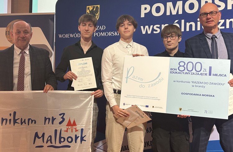 Razem do zawodu 2026 - potrójny sukces uczniów Technikum nr 3 w Malborku.…