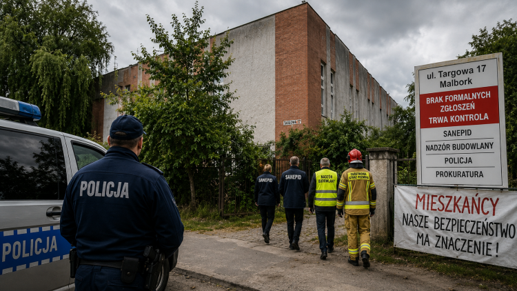 Tajemniczy ośrodek przy ul. Targowej. Służby i urzędy reagują na…