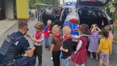 Spotkanie z przedszkolakami w Sztumie.