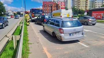 Kolizja z udziałem 3 aut w Malborku! Kamera TvMalbork uchwyciła moment…