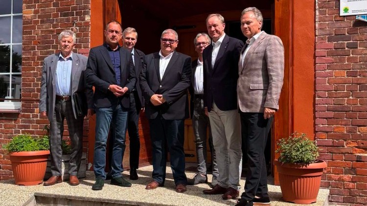Marszałek Mieczysław Struk odwiedził Malbork. Rozmawiano o inwestycji,…