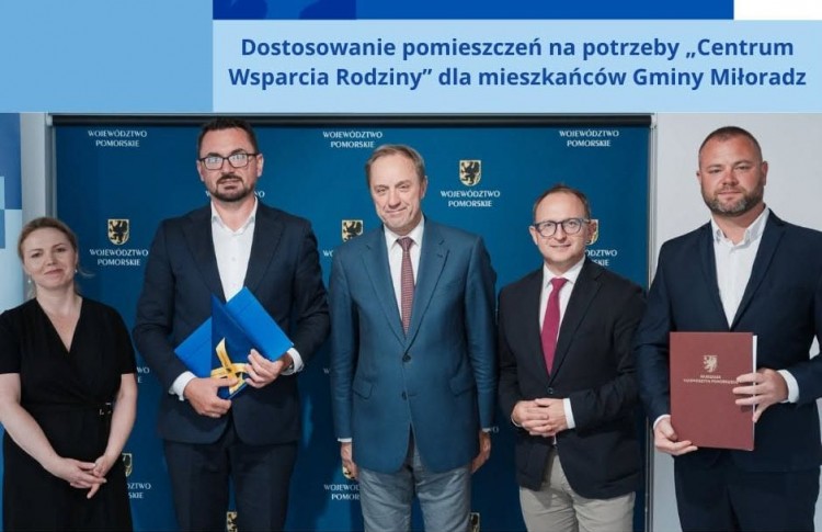 Blisko 800 tys. zł dla Gminy Miłoradz. W Starej Kościelnicy powstanie…