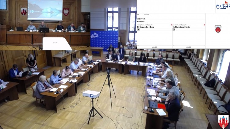 XXXIV sesja Rady Miasta Malborka. Oglądaj na żywo
